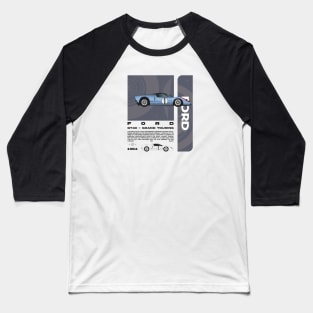 1964 Ford GT40 Baseball T-Shirt